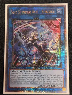 Sky Striker Ace - Shizuku RA03-EN043 Quarter Century Secret Alt Art NM Yu-Gi-Oh! - Image 1