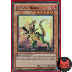 Yugioh Jurrac Herra HA04-EN018 Super Rare NM - Image 1