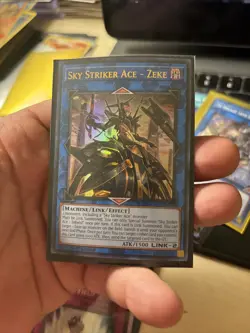 YUGIOH TCG SKY STRIKER ACE ZEKE MAMA-EN008 ULTRA 1ST EDITION - Image 1