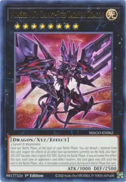 Yugioh! LP Number 107: Galaxy-Eyes Tachyon Dragon - MAGO-EN062 - Rare - 1st Edit - Image 1