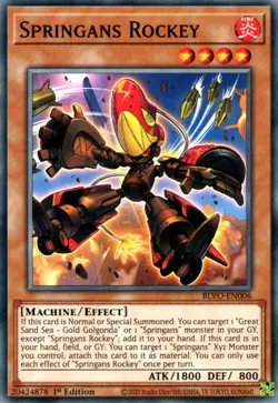 x3 Springans Rockey - BLVO-EN006 - Common - 1st Edition Yu-Gi-Oh! M/NM - Image 1