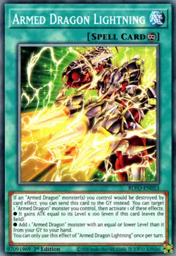 x3 Armed Dragon Lightning - BLVO-EN053 - Common - 1st Edition Yu-Gi-Oh! M/NM - Image 1