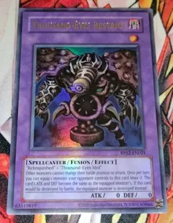 Thousand-Eyes Restrict RP02-EN021 Ultra Rare Unlimited Reprint FOIL Retro Pack 2 - Image 1