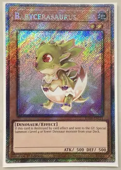 Babycerasaurus 1st Edition Platinum Secret Rare RA04-EN131 Yu-Gi-Oh! - Image 1
