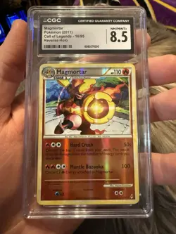 2011 Pokemon Call of Legends Magmortar Reverse Holo #16 CGC 8.5 - Image 1