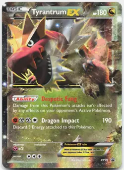 Tyrantrum EX XY70 Holo Promo XY Promo Pokemon Near Mint - Image 1