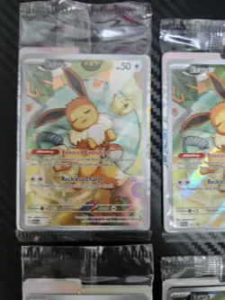 Eevee Promo Card SVP 173 Pokemon Prismatic Evolutions Lot of 6 Sealed! English - Image 2
