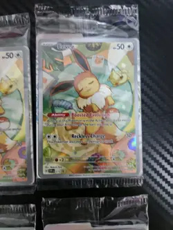 Eevee Promo Card SVP 173 Pokemon Prismatic Evolutions Lot of 6 Sealed! English - Image 4