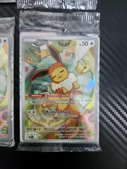 Eevee Promo Card SVP 173 Pokemon Prismatic Evolutions Lot of 6 Sealed! English - Image 5