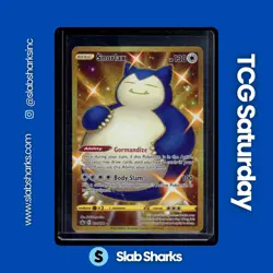 2021 POKEMON SWORD & SHIELD CHILLING REIGN #224/198 SNORLAX GOLD SECRET RARE - Image 1