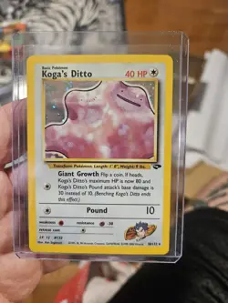 Pokemon TCG Koga's Ditto Gym Challenge 10/132 Holo Unlimited Holo Rare - Image 1