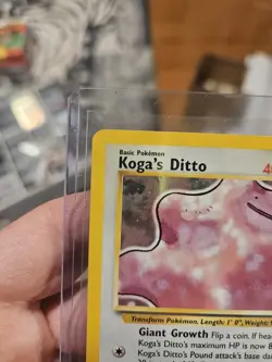 Pokemon TCG Koga's Ditto Gym Challenge 10/132 Holo Unlimited Holo Rare - Image 2