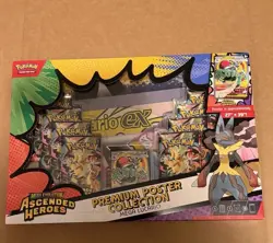 Pokemon TCG Ascended Heroes Mega Lucario Premium poster Collection - Image 1