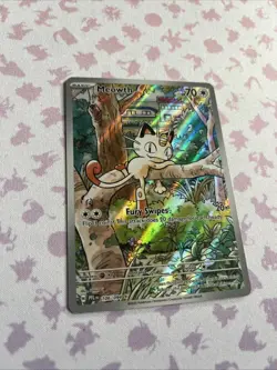 Pokemon Meowth 106/094 Me02 Phantasmal Flames Illustration Rare Holo English - Image 2