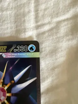 Pokemon TCG Mega Starmie EX 118/088 Evolutions Secret Rare Full Art Holo - Image 3