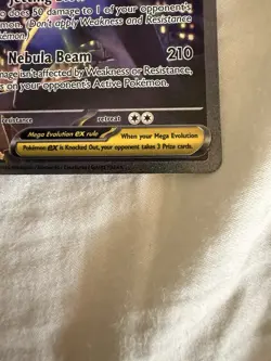 Pokemon TCG Mega Starmie EX 118/088 Evolutions Secret Rare Full Art Holo - Image 4