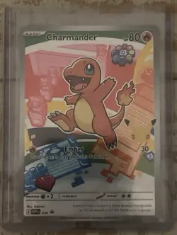 Pokemon TCG Charmander 038 MAP Holo Stamped Basic 80 HP Ember 30 Flame - Image 1