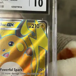 Pokemon TCG Raichu GX SM90 Black Star Promo 2017 Full Art Holo Card CGC 10 - Image 2