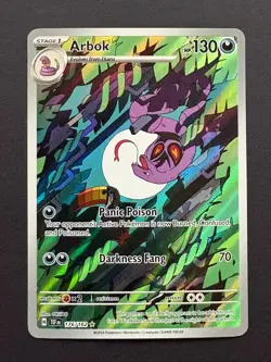 Pokemon Temporal Forces - Arbok Illustration Rare #176/162 - Image 1