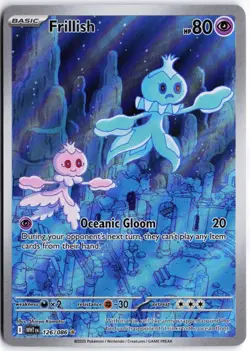 Frillish 126/086 Illustration Rare White Flare Pokemon NM - Image 1