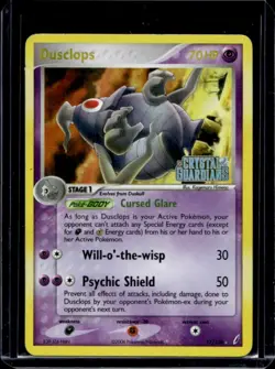 2006 Pokemon EX Crystal Guardians Dusclops Reverse Holo #17/100 - Image 1