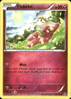 Flabebe 101/162 Common BREAKthrough Pokemon Lightly Played - Image 1