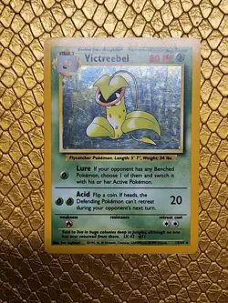 Pokemon VICTREEBEL 14/64 - ERROR NO SYMBOL JUNGLE SET HOLO - MP - Image 1