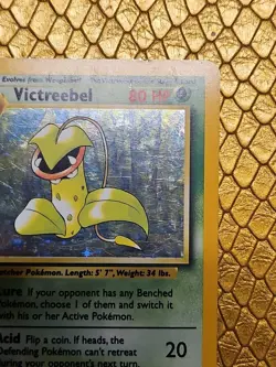 Pokemon VICTREEBEL 14/64 - ERROR NO SYMBOL JUNGLE SET HOLO - MP - Image 5