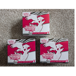 Pokemon TCG Scarlet & Violet White Flare Elite Trainer Box ETB. Lot of 3. - Image 1