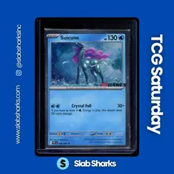 2025 POKEMON PHANTASMAL FLAMES EB GAMES STAMPED PROMO #026/094 SUICUNE - Image 1