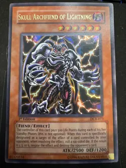 Yugioh Skull Archfiend of Lightning DCR-073 Dark Crisis 1st Edition NM - Image 1