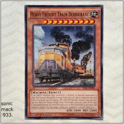 Heavy Freight Train Derricrane - TDIL-EN090 - Common 1st Edition Yugioh - Image 1