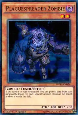 Plaguespreader Zombie 1st Edition Ultra Rare Duelist Saga DUSA-EN076 LP - Image 1