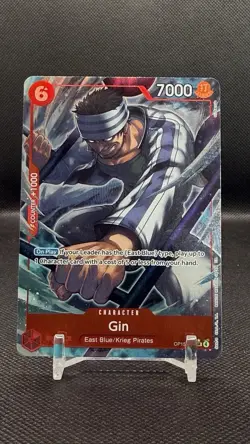 Gin SR Alt Art (AA) OP15-007 Super Rare Adventure on Kami's Island One Piece CCG - Image 1