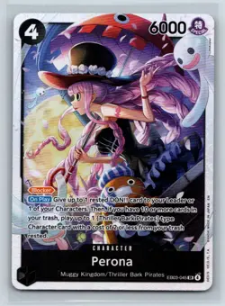Perona (045) EB03-045 Extra Booster: One Piece Heroines Edition Foil NM - Image 1