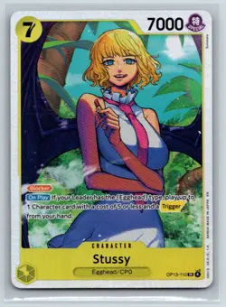 Stussy OP13-110 Super Rare Carrying On His Will One Piece Foil Near Mint - Image 1