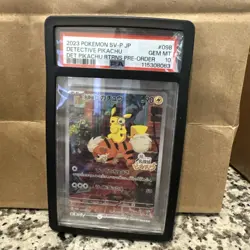 Detective Pikachu - 098/SV-P 098/SV-P Promotional Cards Holo (Japanese) PSA10 - Image 1