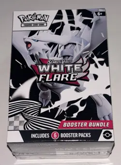 Pokemon Cards Scarlet & Violet WHITE FLARE Sealed Booster Bundle - Image 1