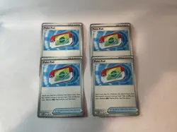 4x Poke Pad 081/088 NM Perfect Order Pokemon Playset Trainer Cards ME03 Pokepad - Image 1