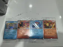 Pokemon TCG Chaos Rising Promo Holo 4-Card Lot Ho-Oh Keldeo Delphox GameStop Lot - Image 1