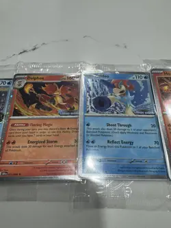 Pokemon TCG Chaos Rising Promo Holo 4-Card Lot Ho-Oh Keldeo Delphox GameStop Lot - Image 3
