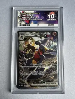 Cynthia's Garchomp ex 232/182 Destined Rivals SIR Card ACE PERFECT 10 GEM MINT - Image 1