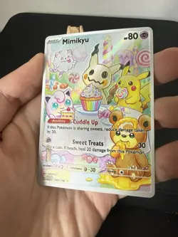 Mimikyu, Pikachu, Jigglypuff Pokemon Card CUSTOM - Image 2