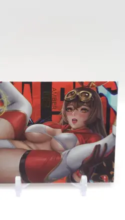 Goddess Story - Anime Waifu Trading Card - Amber - Image 1