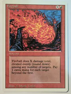 MTG Fireball Revised 150 Regular Common LP - Image 2