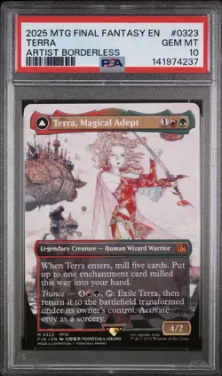 💎 10 TERRA ARTIST BORDERLESS REG 2025 MAGIC THE GATHERING FINAL FANTASY #0323 - Image 1