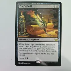 MTG Poet's Quill Strixhaven: School of Mages 82 Regular Rare - Image 2