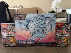 Chaos Rising Pokemon Center ETB and 2 Booster Bundles - Image 1