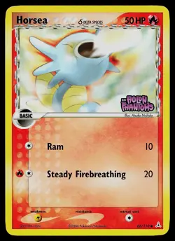 Pokemon Card - Horsea Holon Phantoms 66/110 Reverse Holo Common Stamped - Image 1