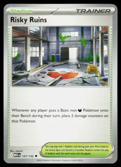 Risky Ruins 127/132 Uncommon Mega Evolution Pokemon Near Mint - Image 1